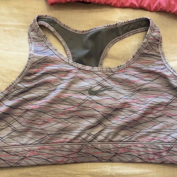 3 Nike Dri Fit  Pro Smooch Sports Bras - Picture 2 of 4
